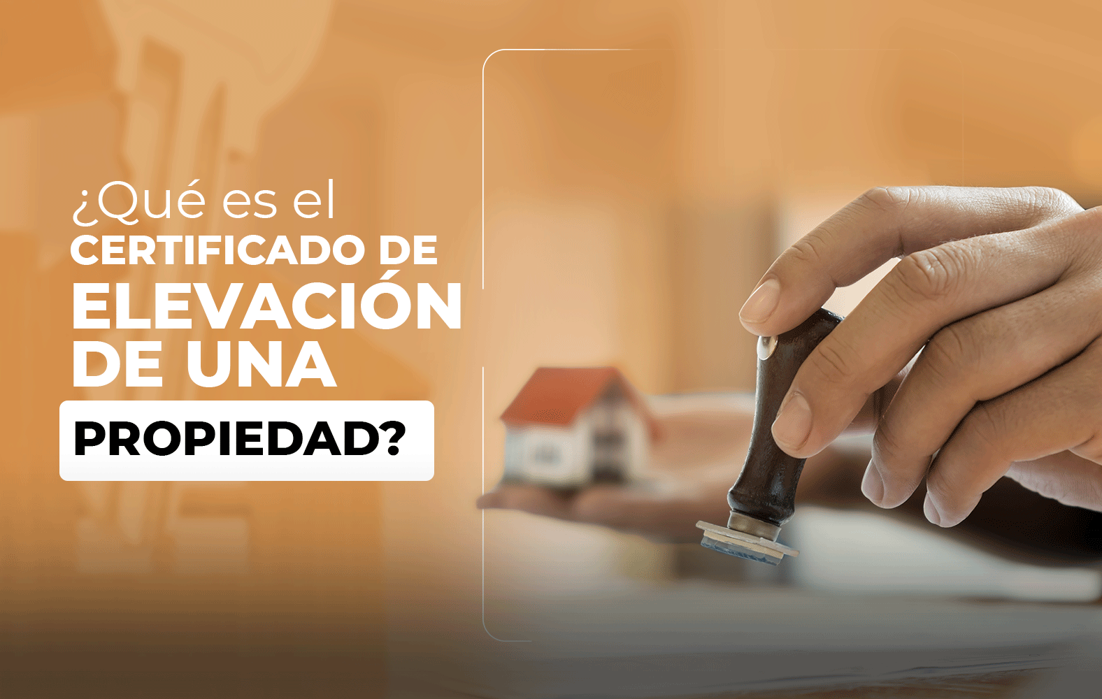 ¿Para qué sirve el certificado de elevación de una propiedad?