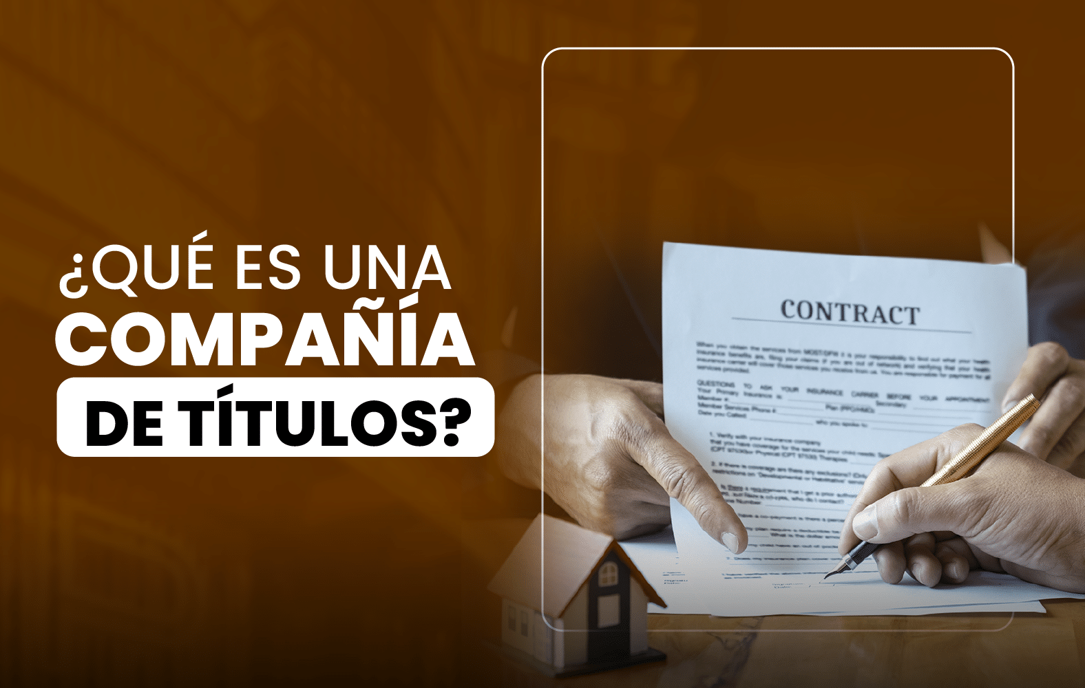 ¿Qué es una Compañía de Títulos?